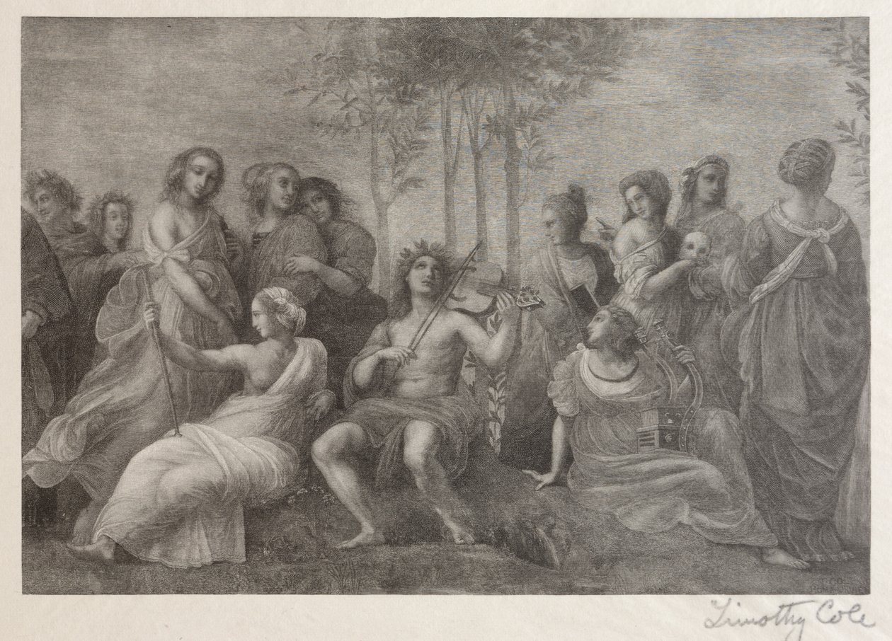 Gamle italienske mestre: Parnassus, 1888-1892. af Timothy Cole