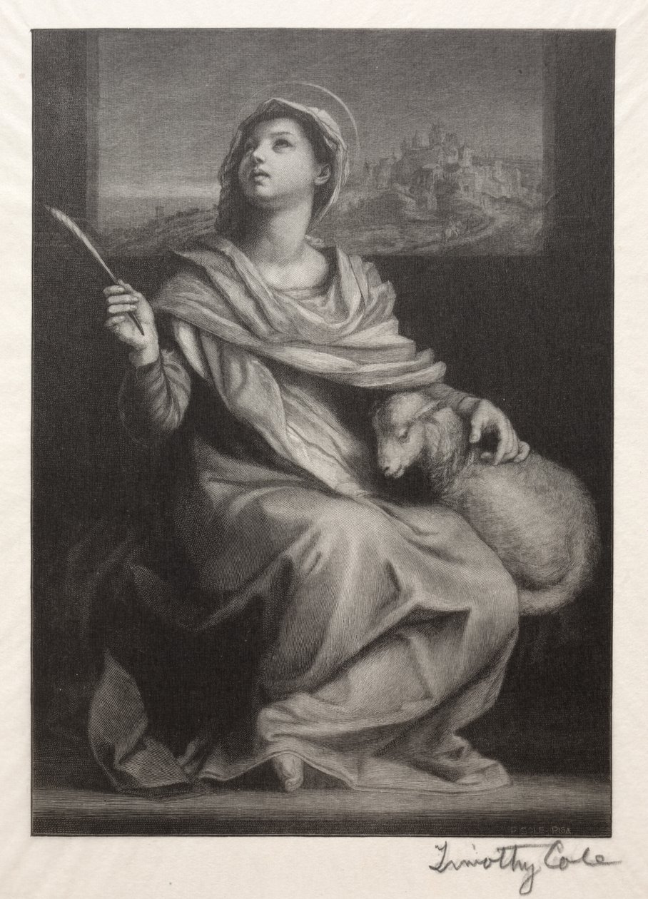 Gamle italienske mestre: St. Agnes, 1888-1892. af Timothy Cole