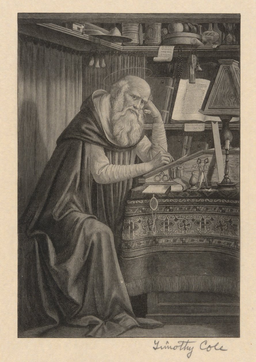 Sankt Jerome af Timothy Cole