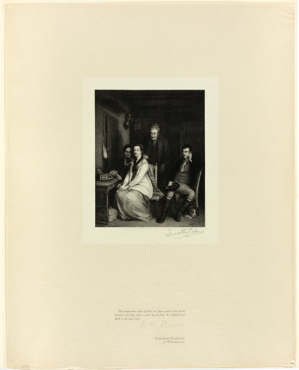 The Refusal, fra Old English Masters af Timothy Cole