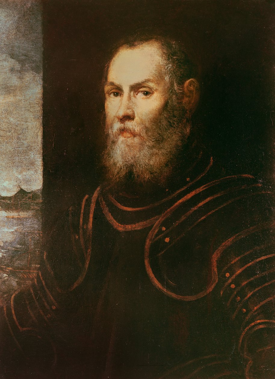 Portræt af en Admiral af Tintoretto