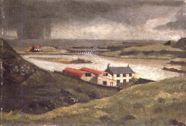 Canna på Hebriderne af Tirzah Ravilious