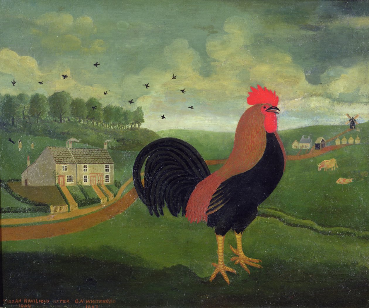 Hanen (efter G. N. Whitehead af Tirzah Ravilious