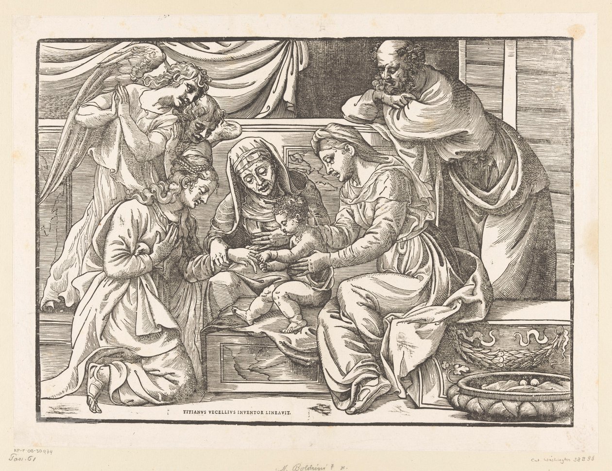 Saint Catherines mystiske ægteskab af Titiaan