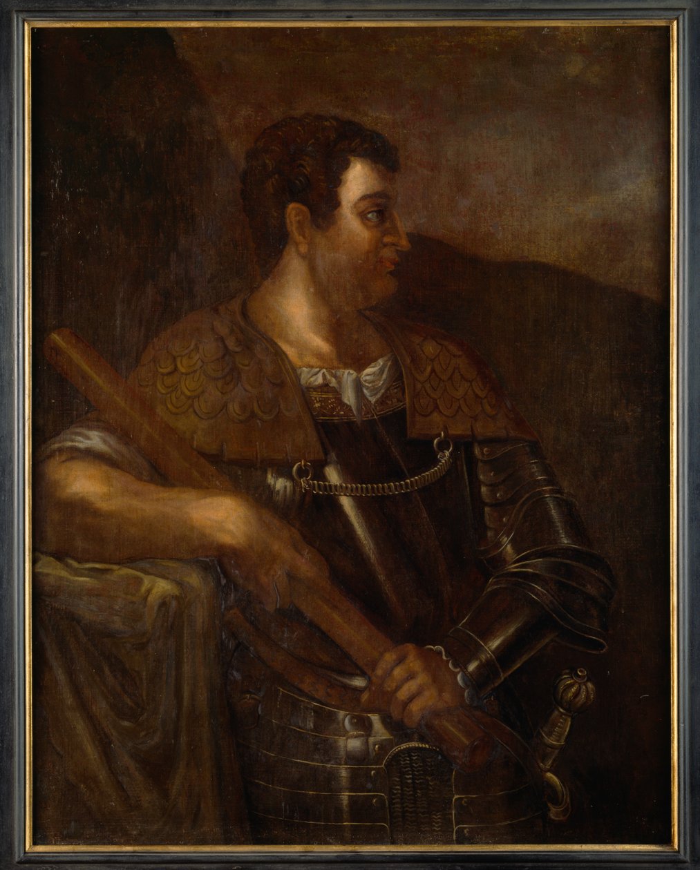 Silvius Otho (olie på lærred) af Titian (c.1488 1576) (after)