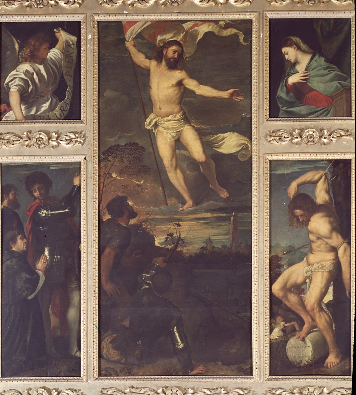 Averoldi-polyptykonet af Titian (c.1488 1576)