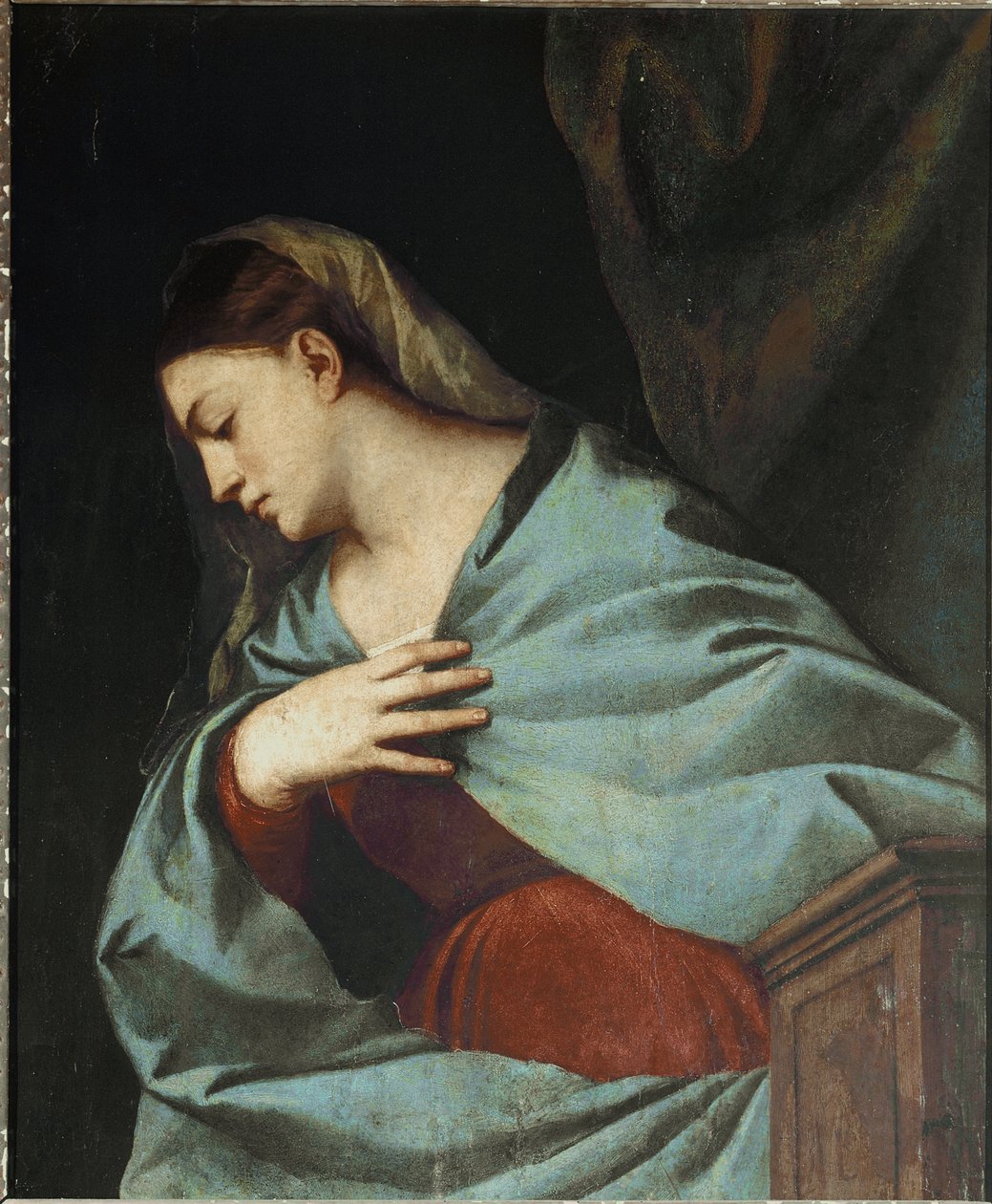 Polyptykon Averoldi: Jomfru meddelt af Titian (c.1488 1576)
