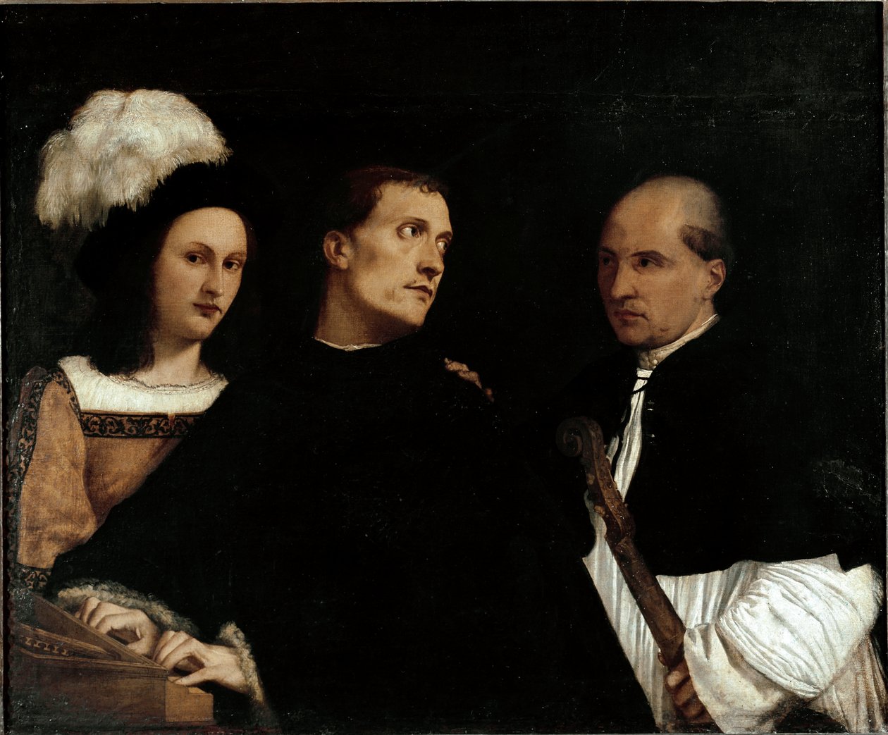 Koncerten (eller afbrudt koncert) af Titian (c.1488 1576)