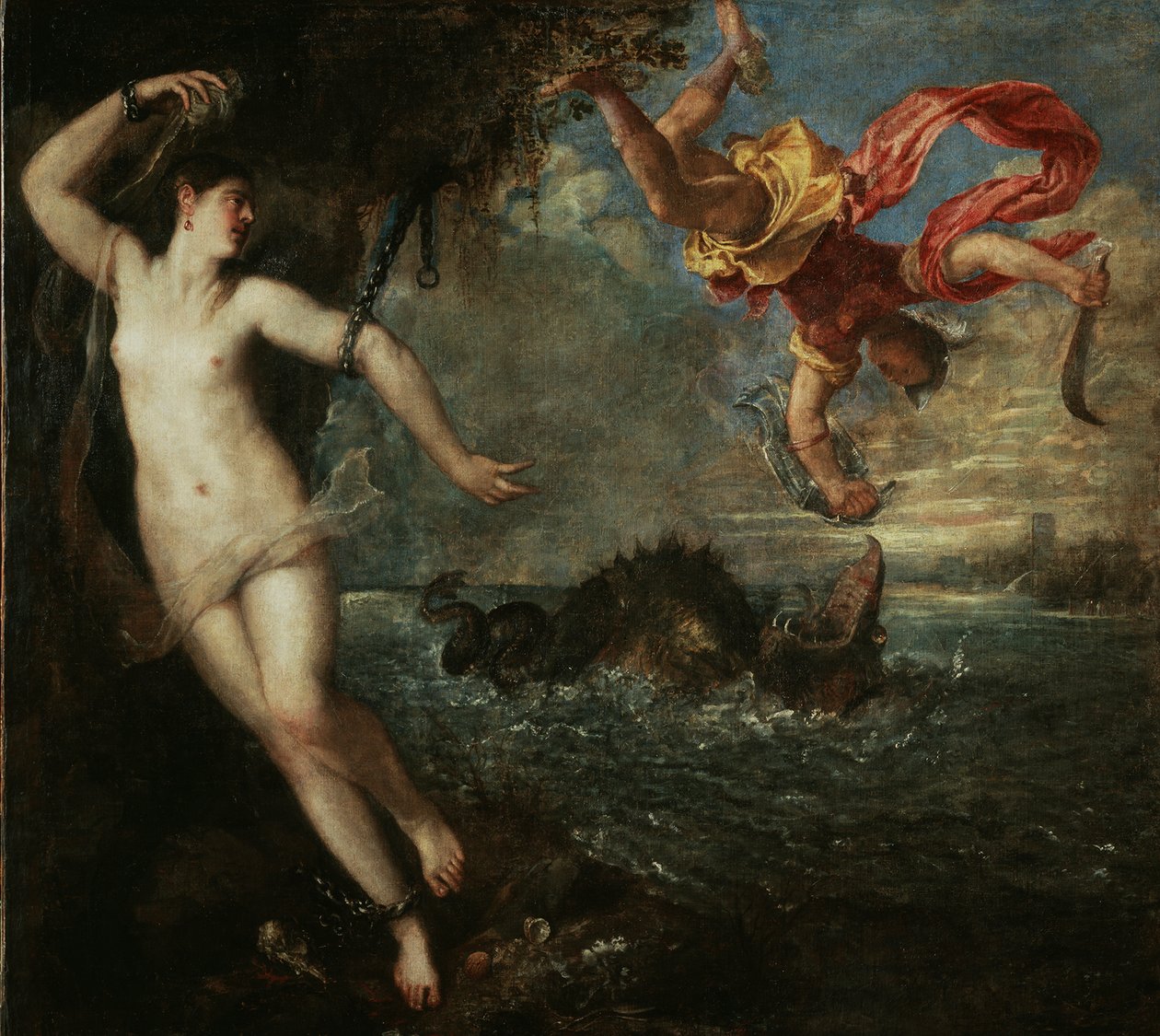Perseus og Andromeda, ca 1555. af Titian