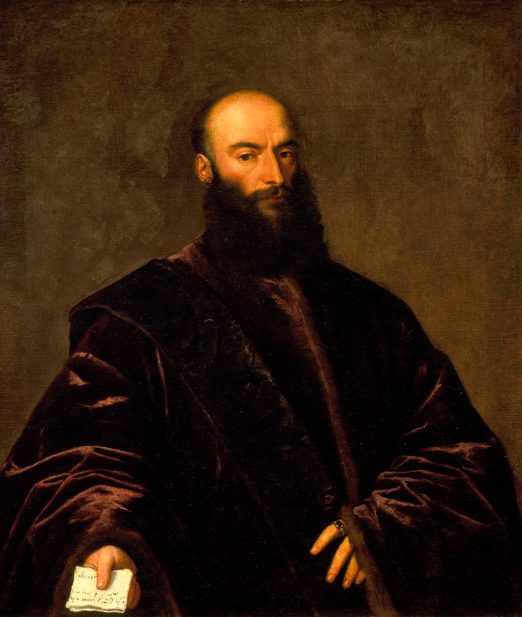 Portræt af Giacomo af Andrea Dolfin af Titian