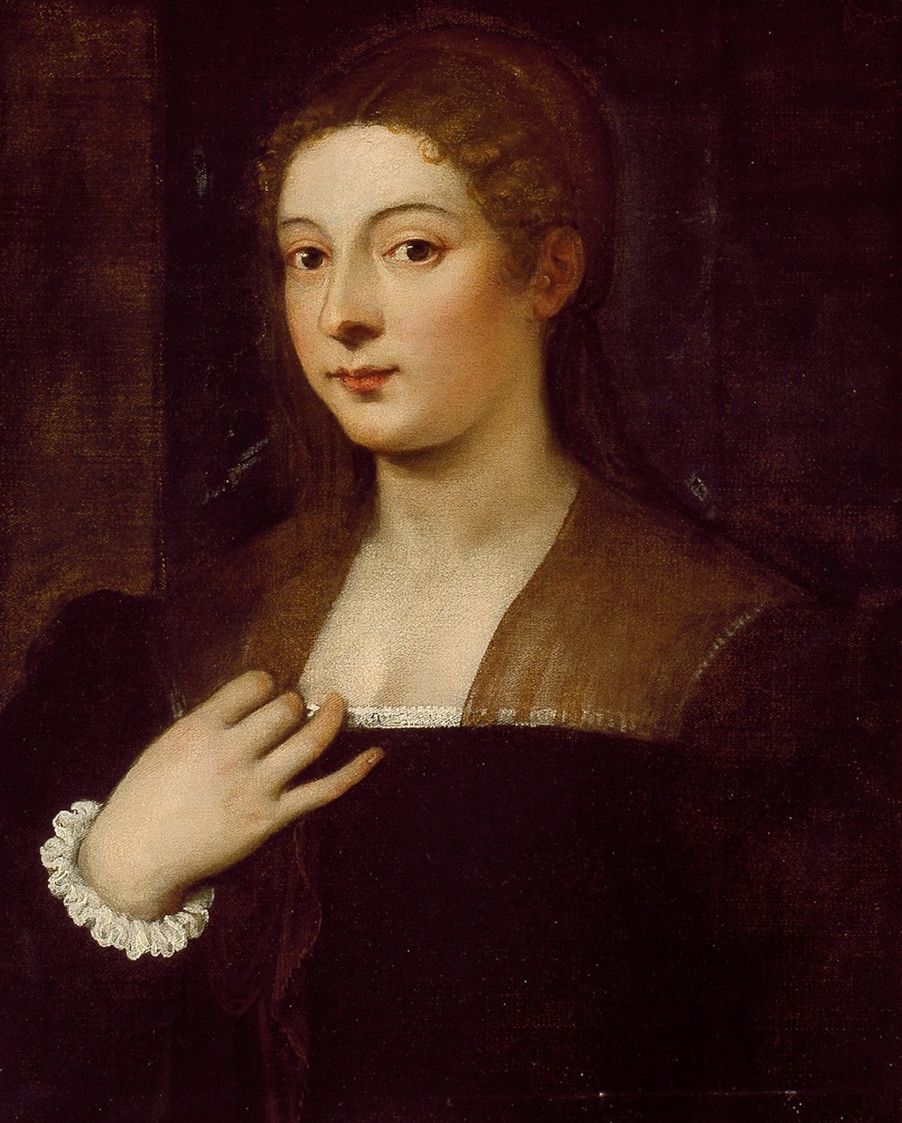 Portræt af en Dame af Titian