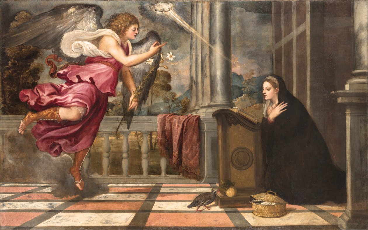 Bebudelsen, ca 1538-1539. af Titian