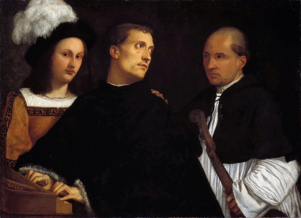 Koncerten, ca 1510-1511. af Titian