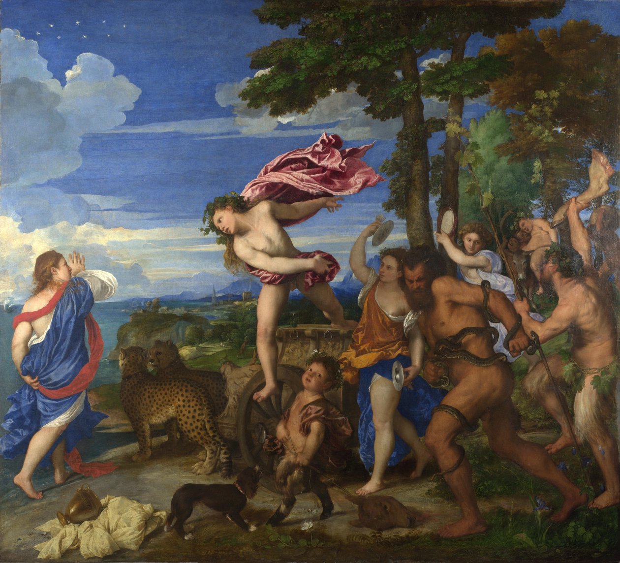 Bacchus og Ariadne af Tiziano Vecelli