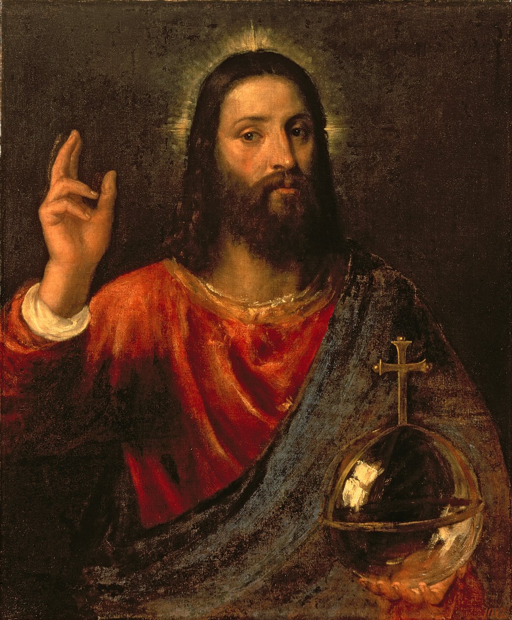 Kristus Frelser, ca. 1570 af Tiziano Vecelli