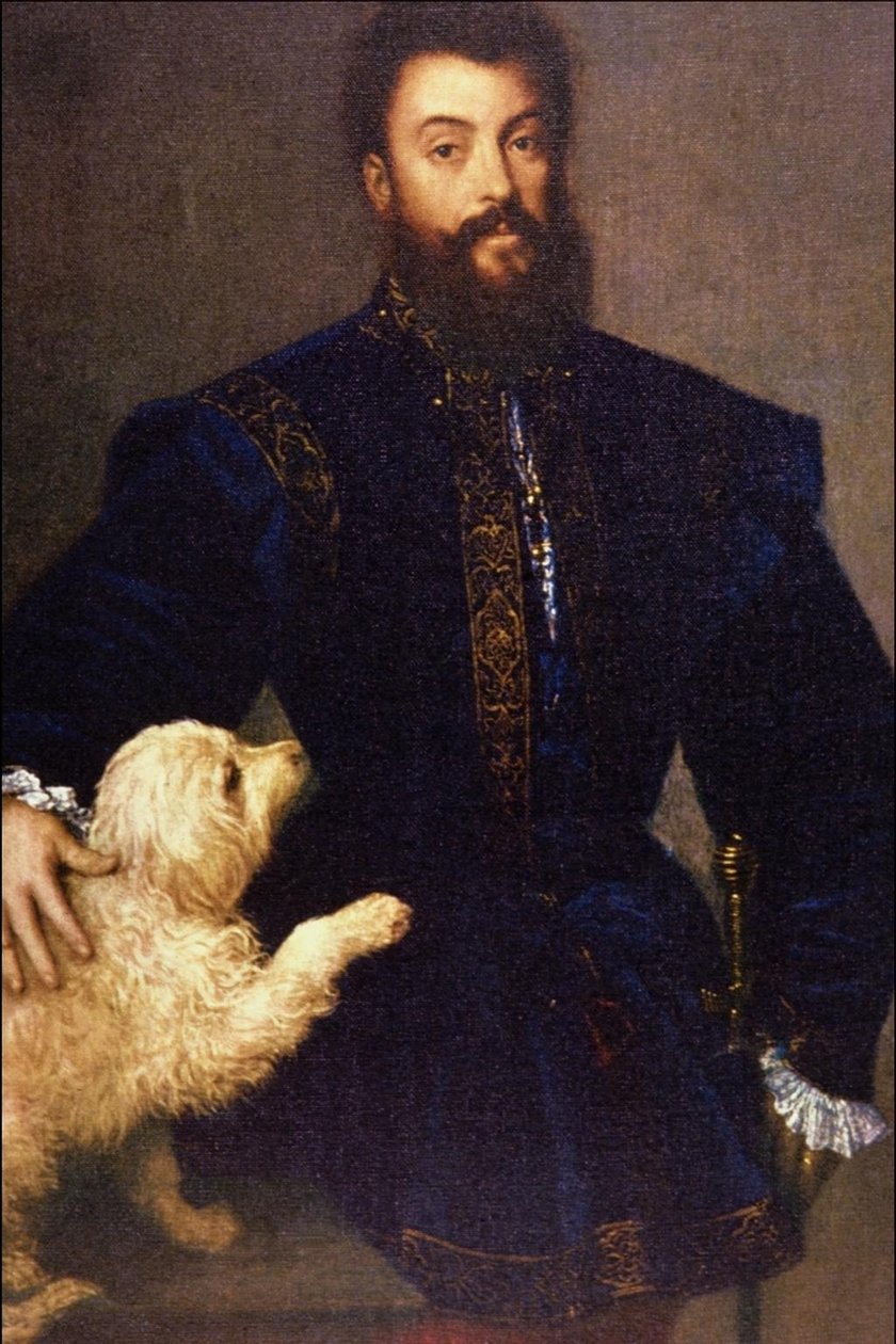 Federico II Gonzaga af Tiziano Vecelli