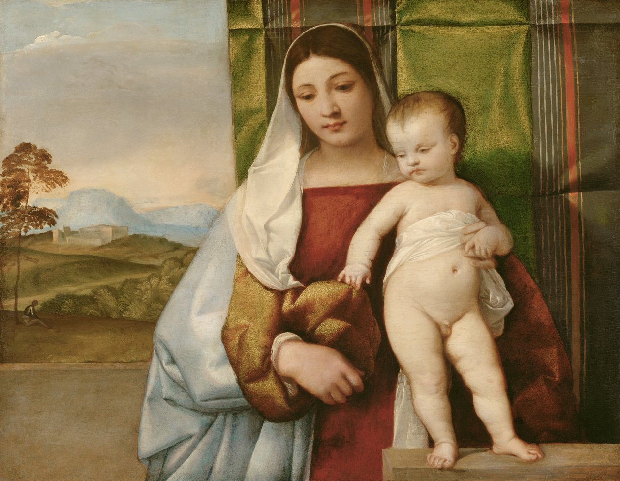 Gipsy Madonna af Tiziano Vecelli