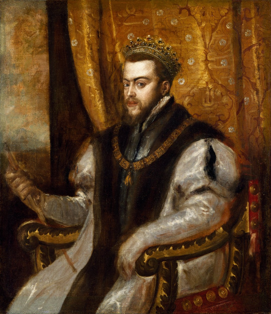Kong Filip II af Spanien af Tiziano Vecelli