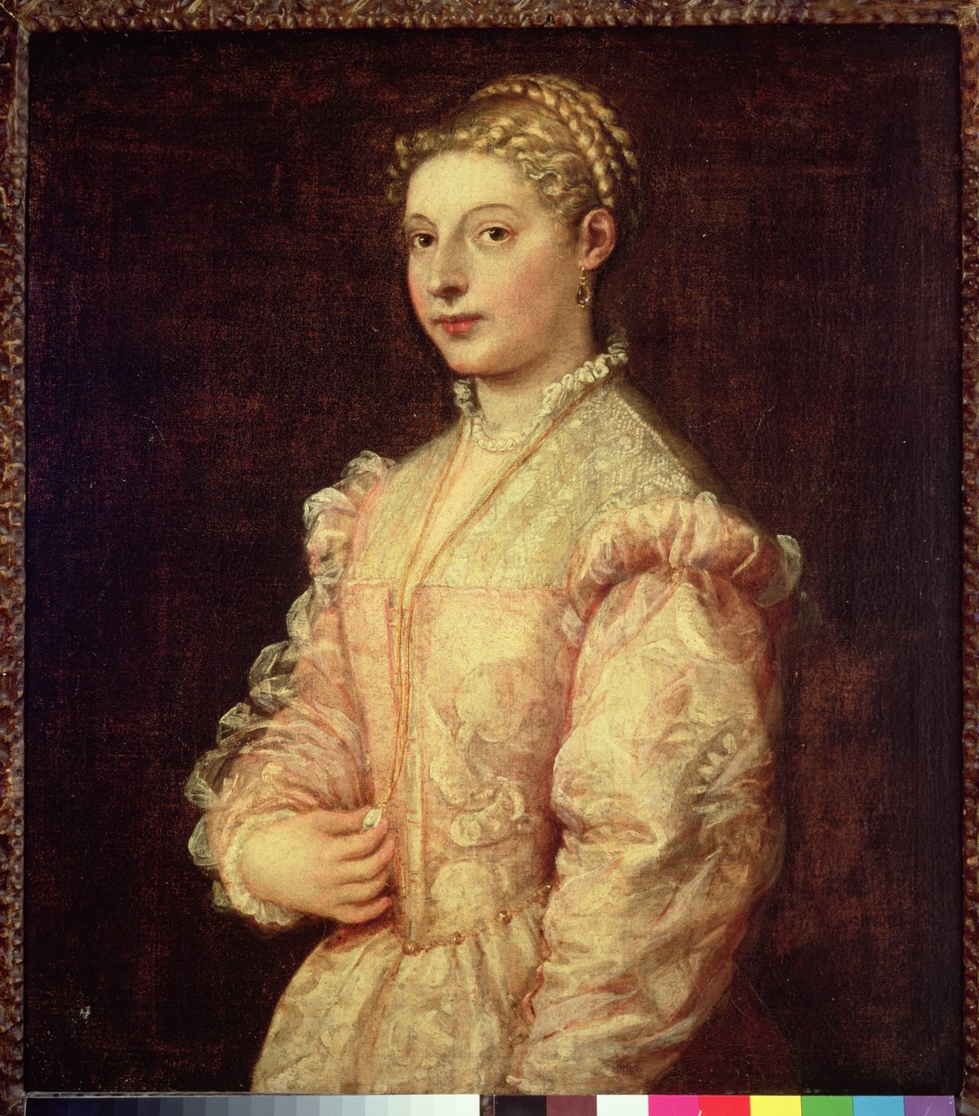 Portræt af Lavinia Vecellio af Tiziano Vecelli