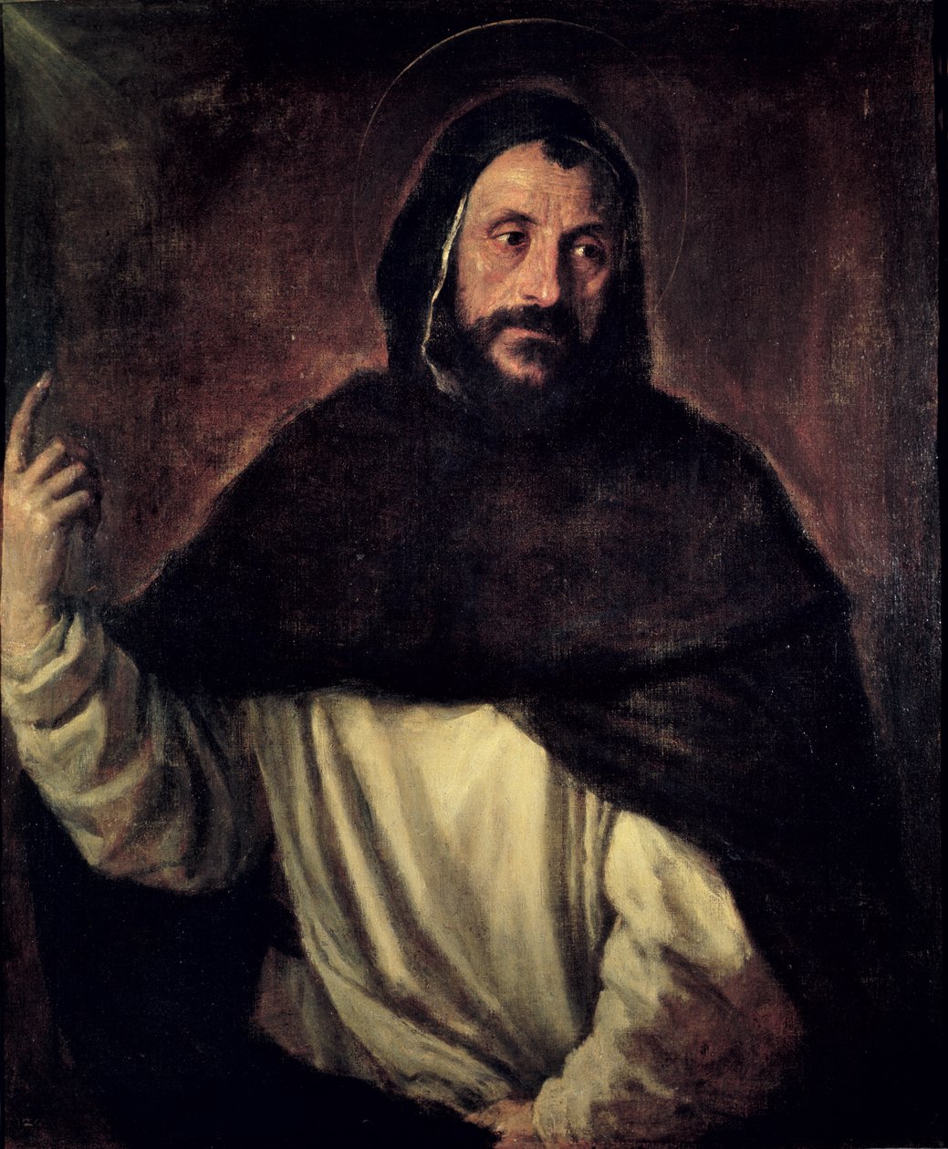 St. Dominic (1170-1221) af Tiziano Vecelli