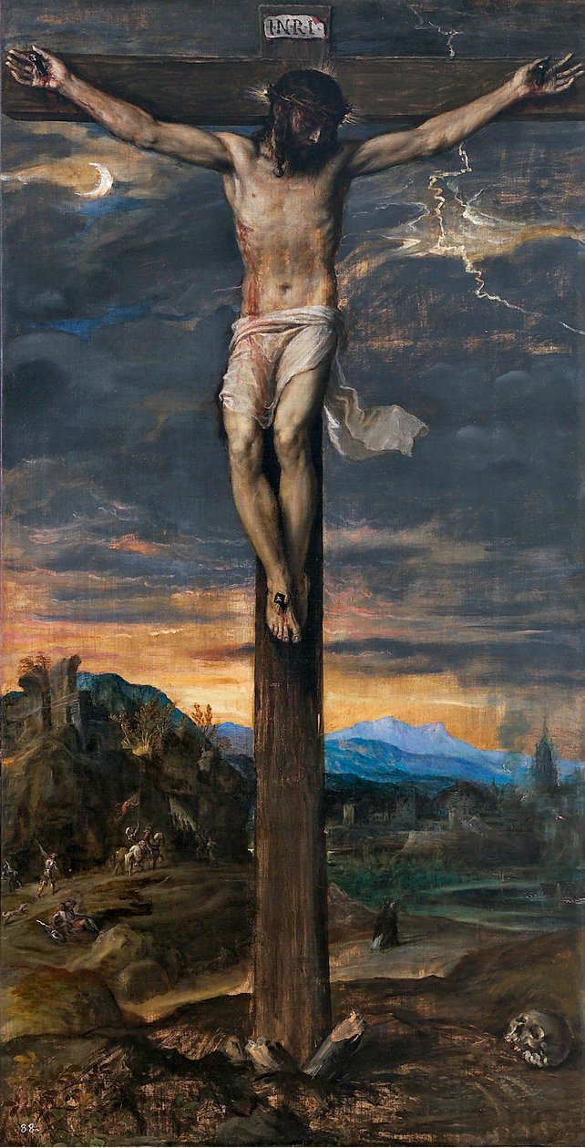 Kristus på korset, ca. 1565. af Tiziano Vecelli