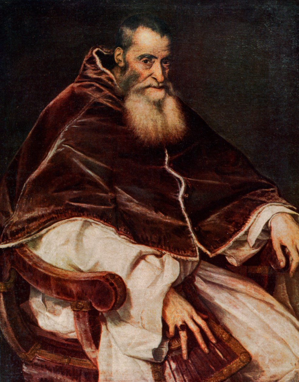 Pave Paul III 1468-1549, 1543 1930. af Tiziano Vecelli