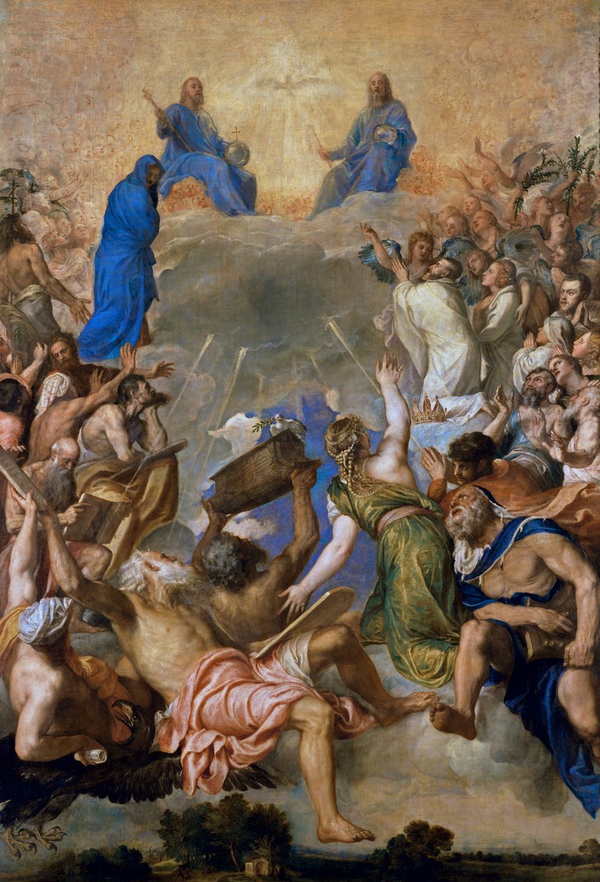 Den hellige treenighed, 155354 af Tiziano Vecelli