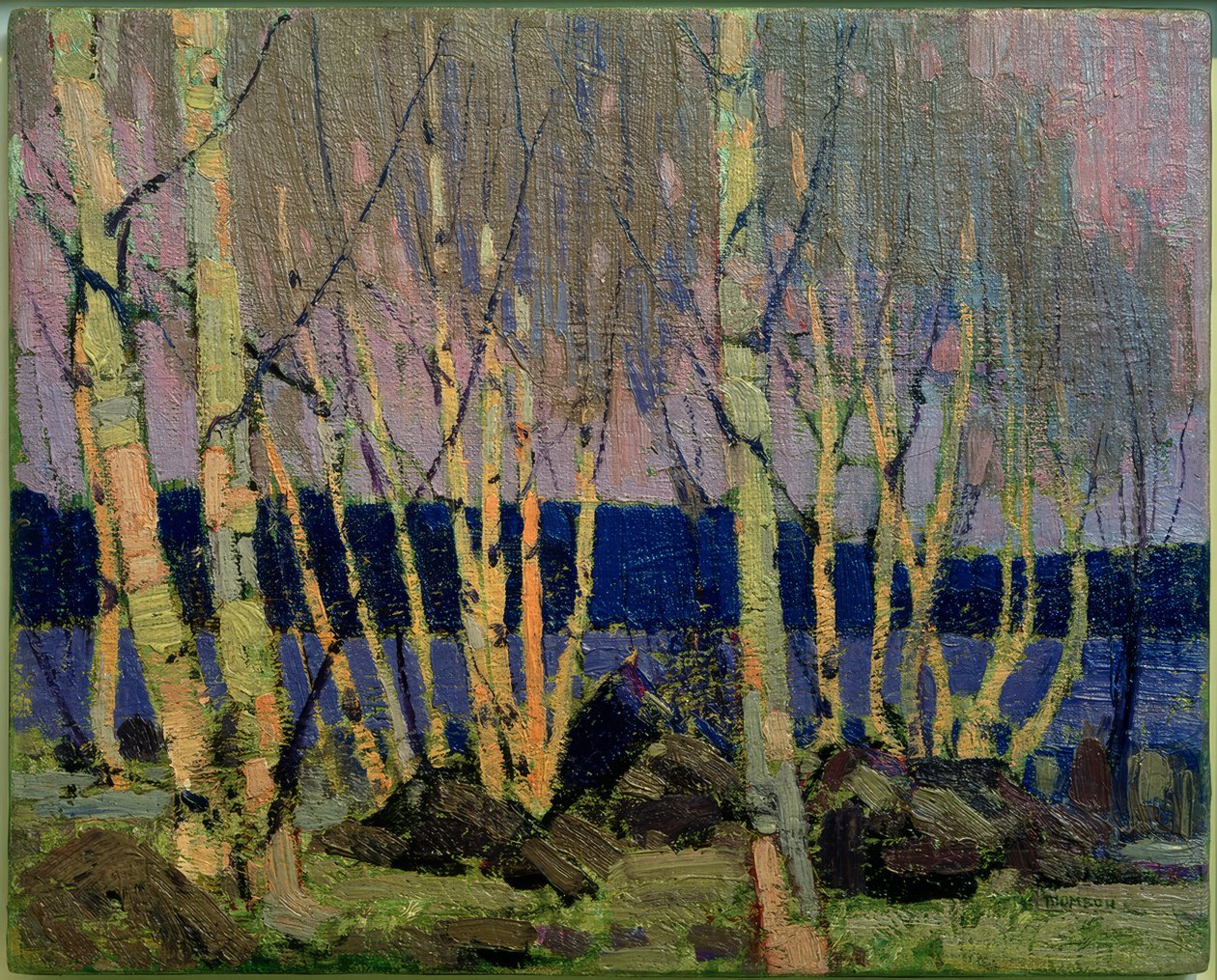 Aften, Kanosø af Tom Thomson