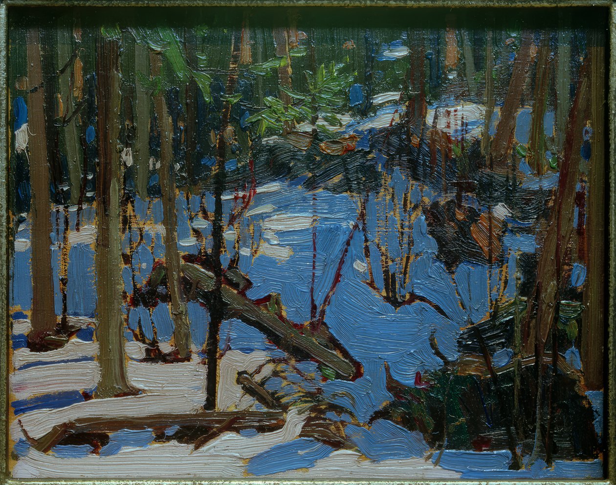 Vinter i skoven af Tom Thomson