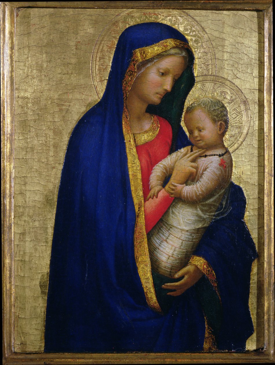 Madonna Casini (tempera og bladguld på panel) af Tommaso Masaccio