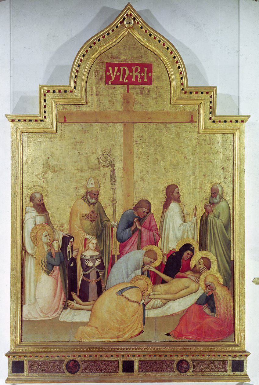 Pieta, ca.1365 (tempera på panel) af Tommaso di Stefano Giottino