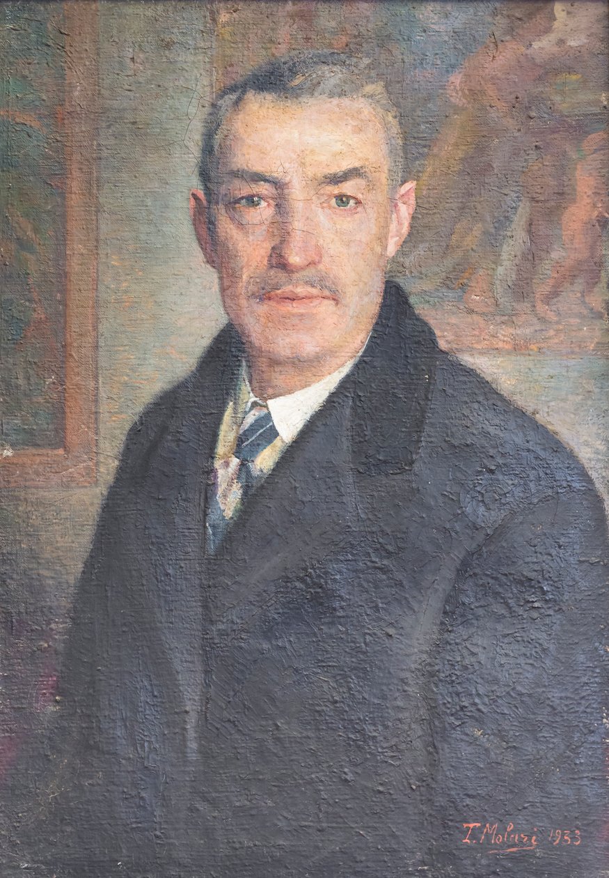 Selvportræt, 1933 (maleri) af Tommaso Molari