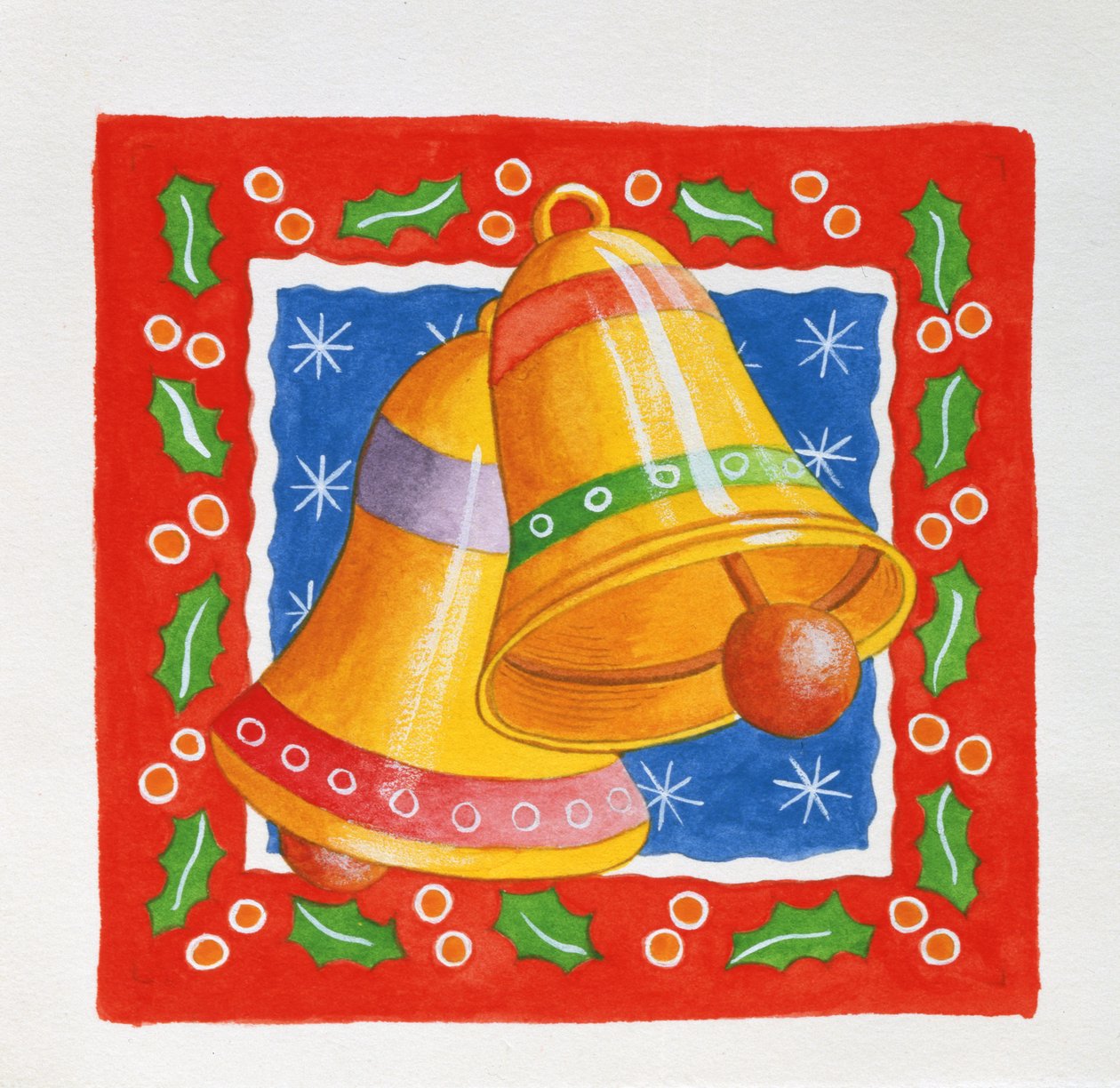 Jingle Bells, 2005 (wc på papir) af Tony Todd
