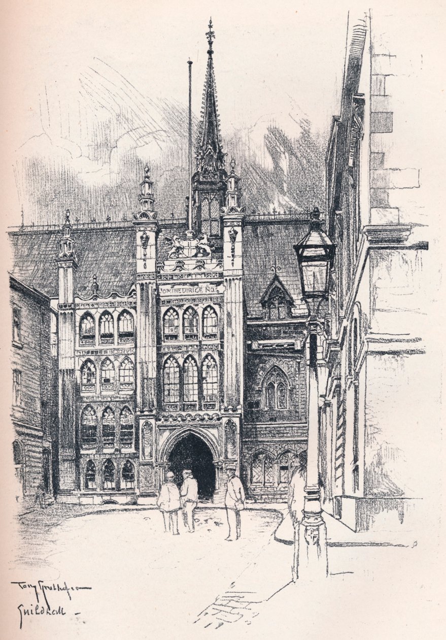 Guildhall, c1902 af Tony Grubhofer