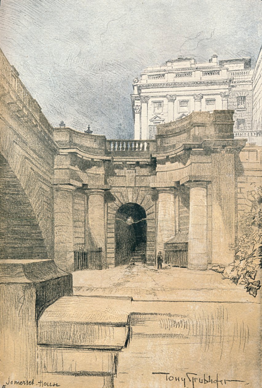 Somerset House, c1902 af Tony Grubhofer