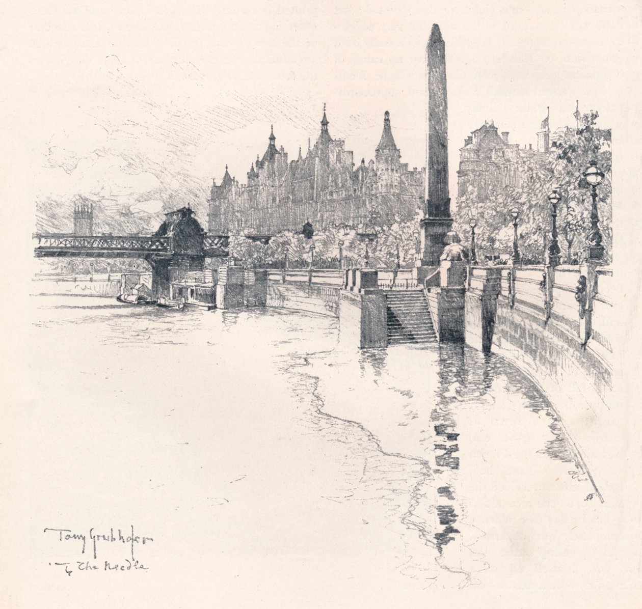 The Needle, c1902. af Tony Grubhofer