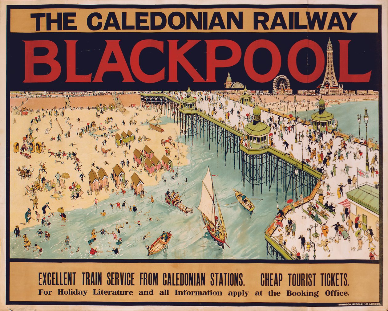Blackpool (farve litho) af Tony Sarg