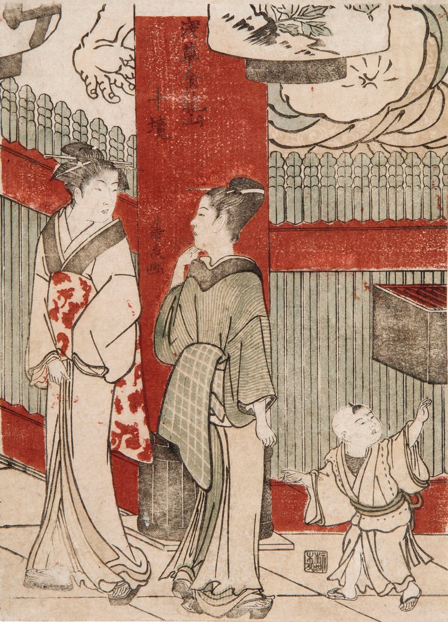 Træsnit af Torii Kiyonaga
