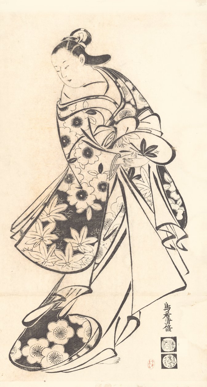 Høflighed, ca. 1712., ca. 1712. af Torii Kiyomasu I