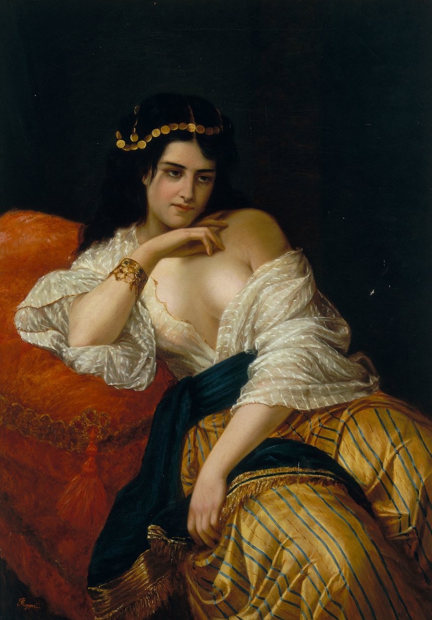Odalisque af Torquato Mazzoni