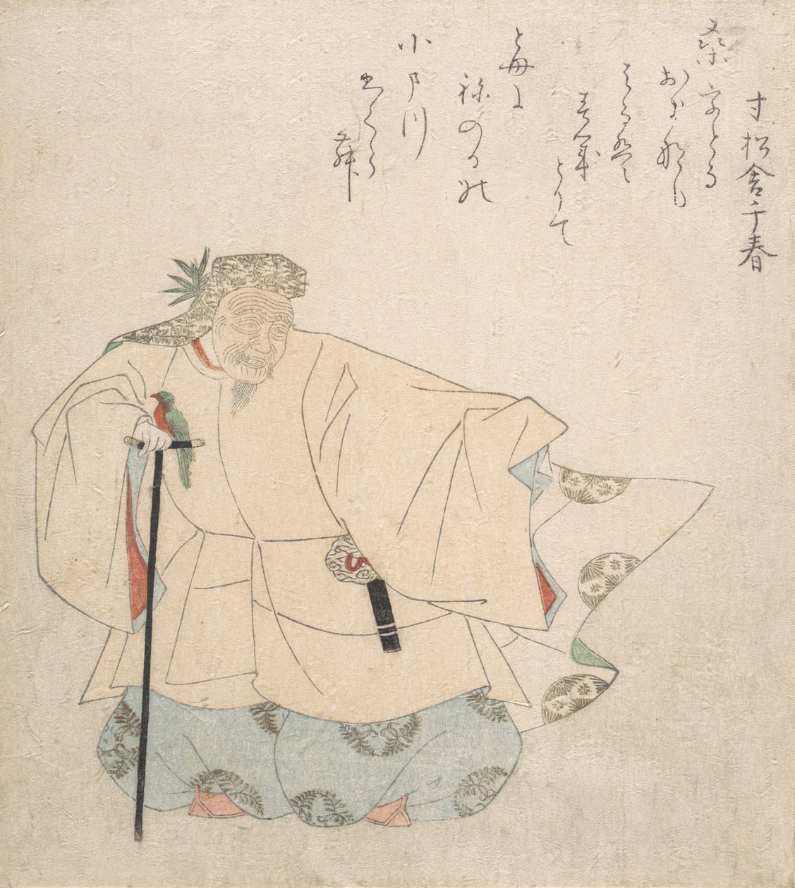 Scene fra Noh Dance, ca. 1820. af Totoya Hokkei