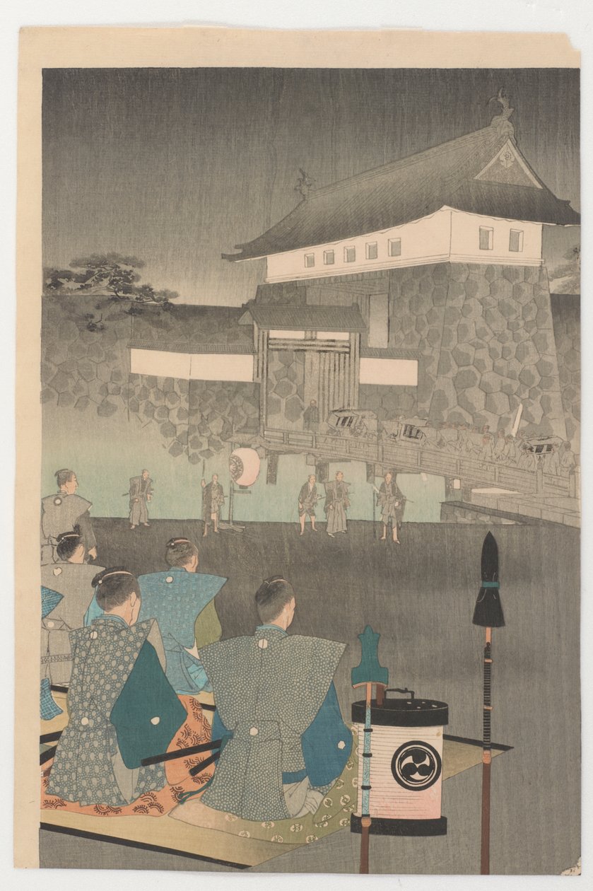 Chiyoda, 1897 (træblok i farver) af Toyohara Chikanobu