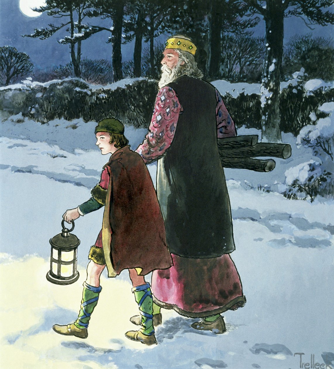 Kong Wenceslas, 10. århundrede c1900 af Trelleek
