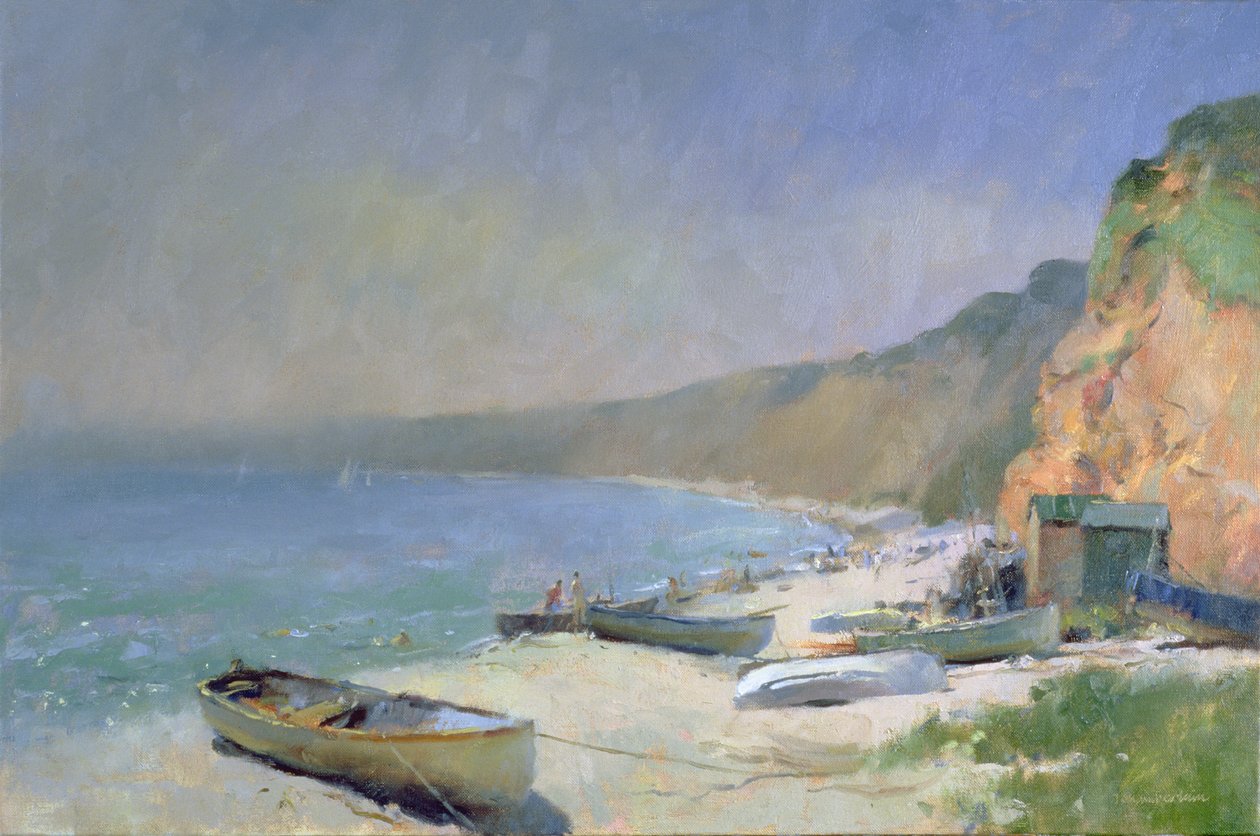Shimmering Beach, Budleigh Salterton af Trevor Chamberlain