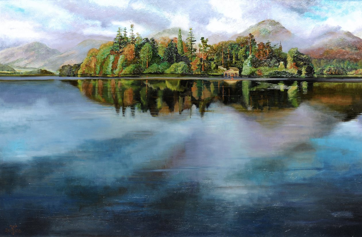 Boathouse, Derwentwater, Cumbria, 2008 af Trevor Neal