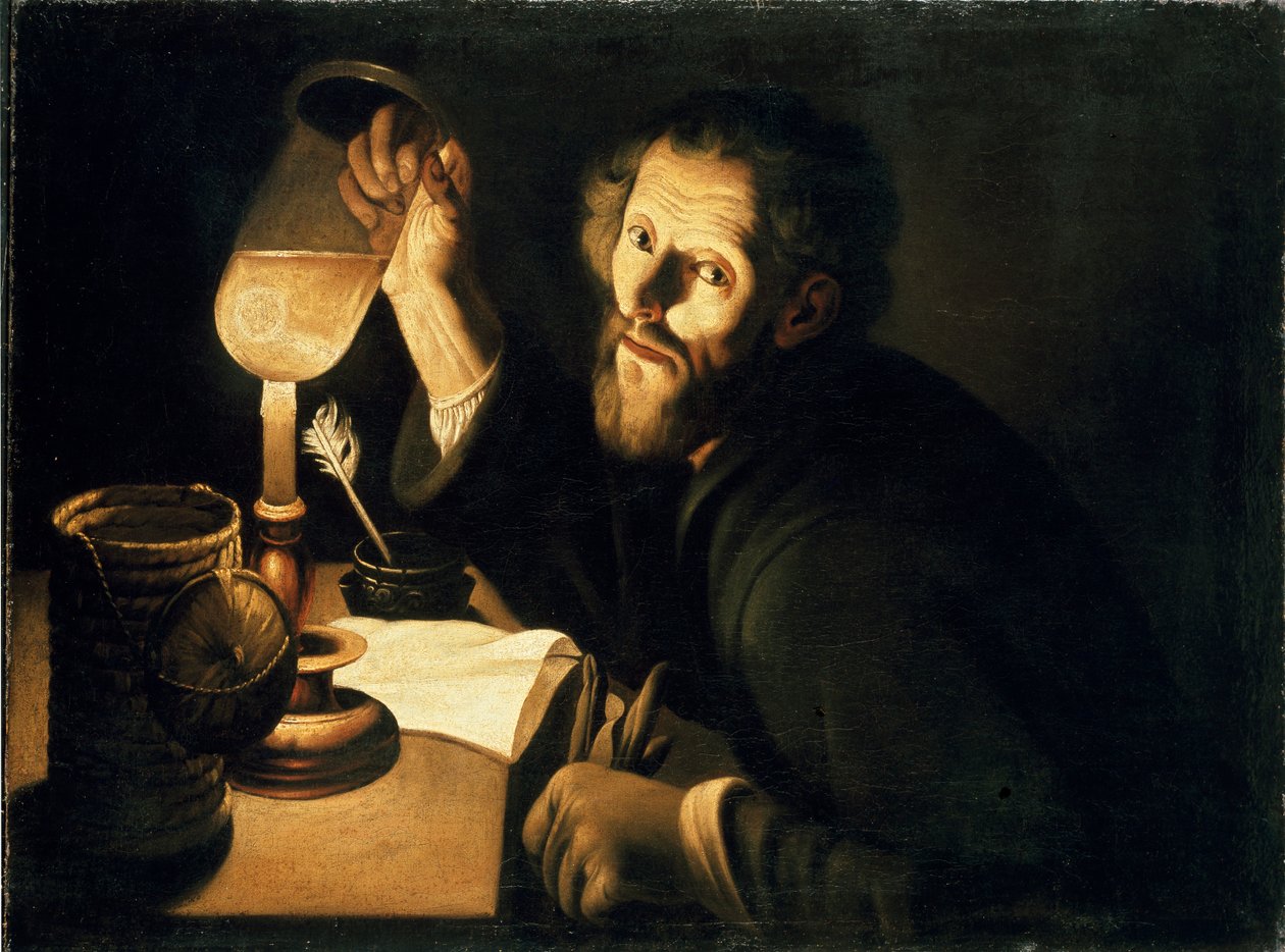 En læge med en urinprøve, c1630-1633 af Trophime Bigot