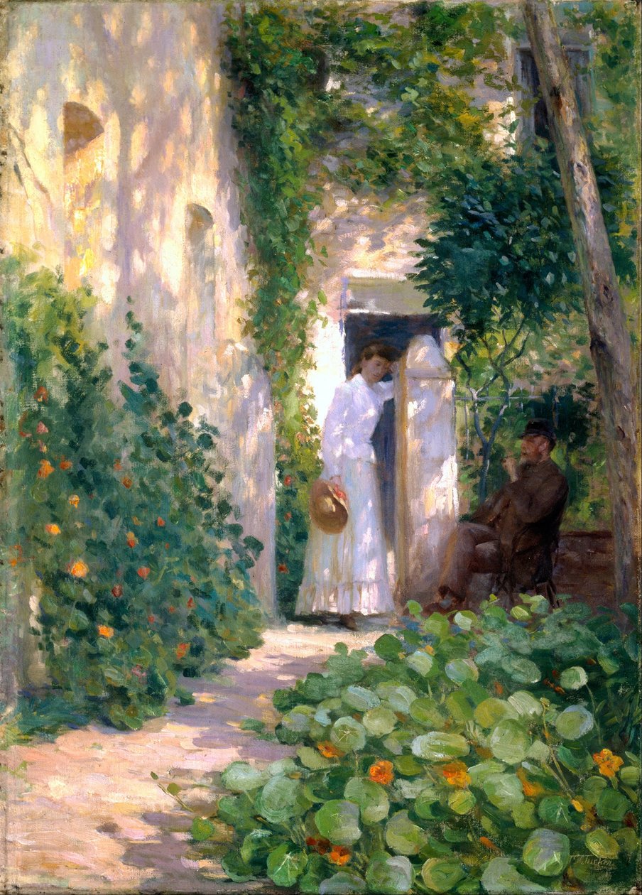 Nasturtiums, ca. 1903 af Tudor St George Tucker