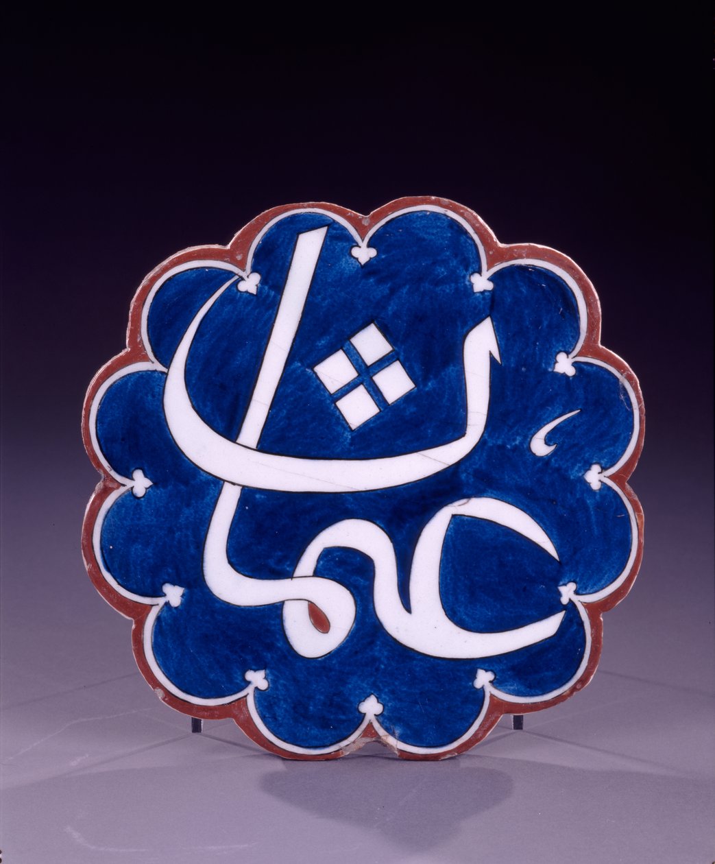 Lobed Iznik Tile af Unknown