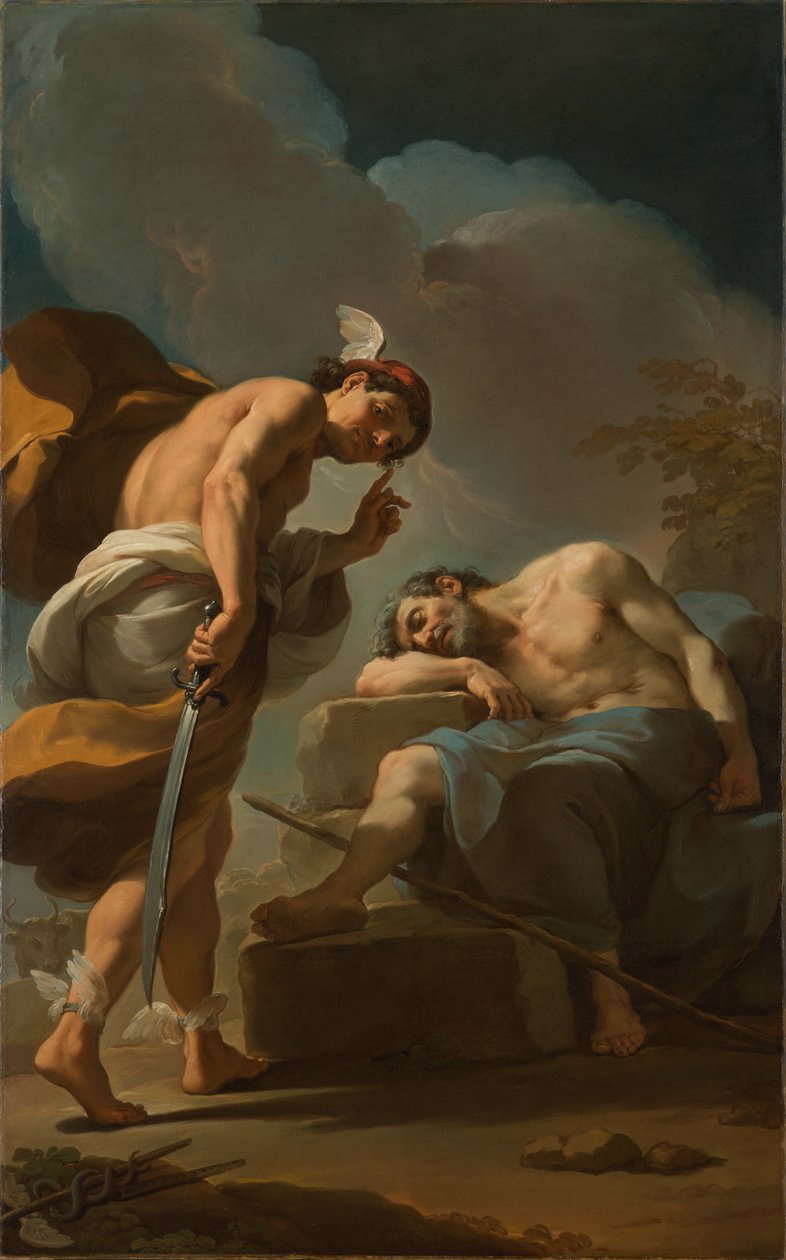 Merkur ved at halshugge Argus, ca. 1770-1775 af Ubaldo Gandolfi