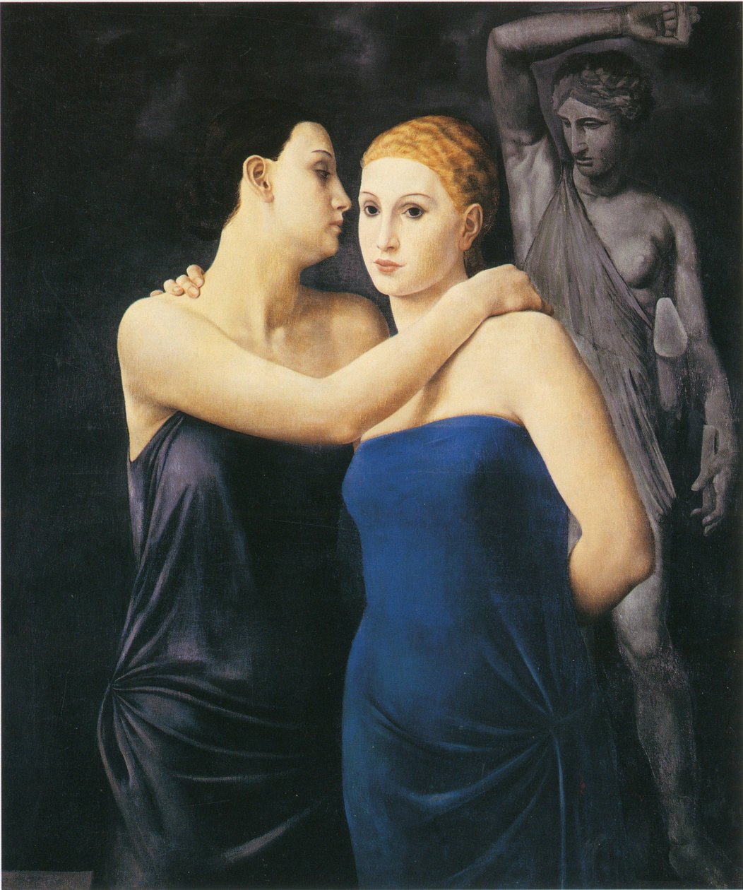 Le amiche Vennerne, 1924. af Ubaldo Oppi
